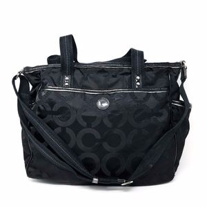 COACH 16975 Op Art Nylon Diaper Baby Tote